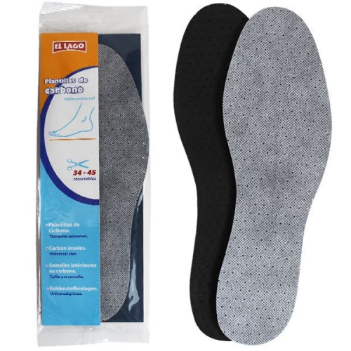 EL LAGO PLANTILLA CARBON ACTIVO C/12 PLANTILLAS